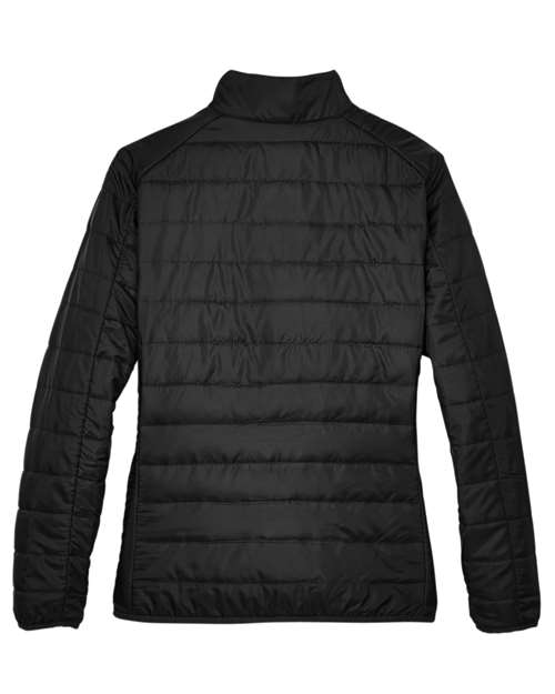 CORE365 Women's Prevail Packable Puffer Jacket - Back
