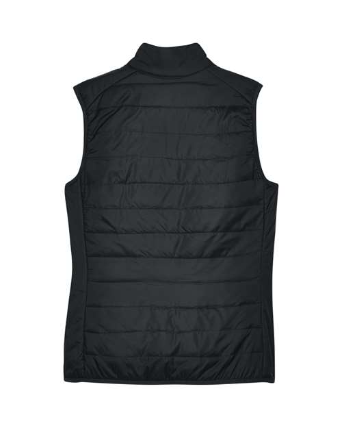 CORE365 Women's Prevail Packable Puffer Vest - Back