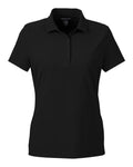 Devon & Jones Women's CrownLux Performance® Windsor Welded Polo - Black Front