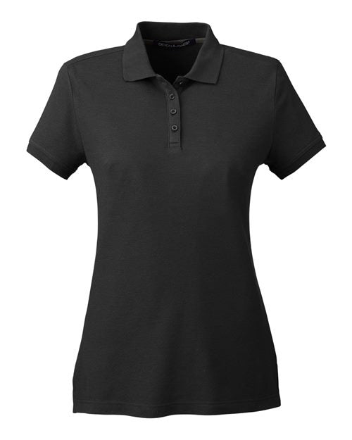 Devon & Jones Women's New Classics® Performance Polo - Black Front