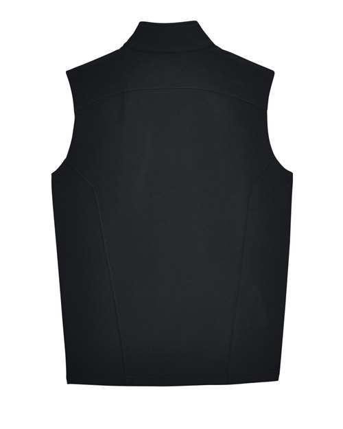 CORE365 Men's Cruise Two-Layer Fleece Bonded Soft Shell Vest - Back