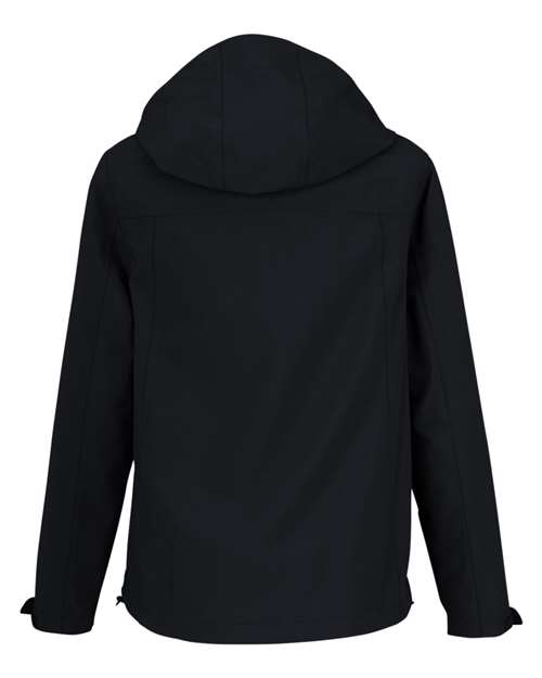 CORE365 Women's Barrier Packable Waterproof Rain Jacket - Back