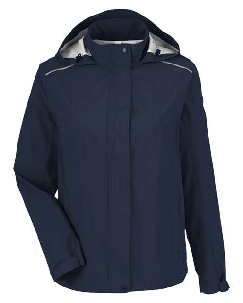 Women's Barrier Packable Rain Jacket - Classic Navy Front