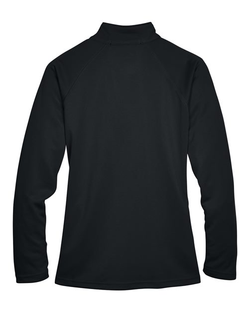 Devon & Jones Women's Stretch Tech-Shell® Compass Quarter-Zip Pullover - Back