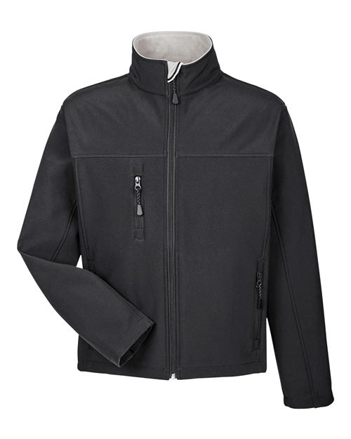 Devon & Jones Men's Soft Shell Jacket - Black Front