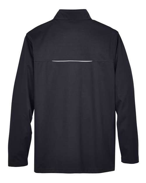 CORE365 Men's Tall Techno Lite Three-Layer Knit Tech-Shell - Back