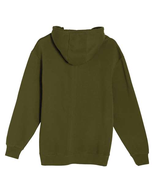 Unisex Premium Hooded Sweatshirt - Army Green Back