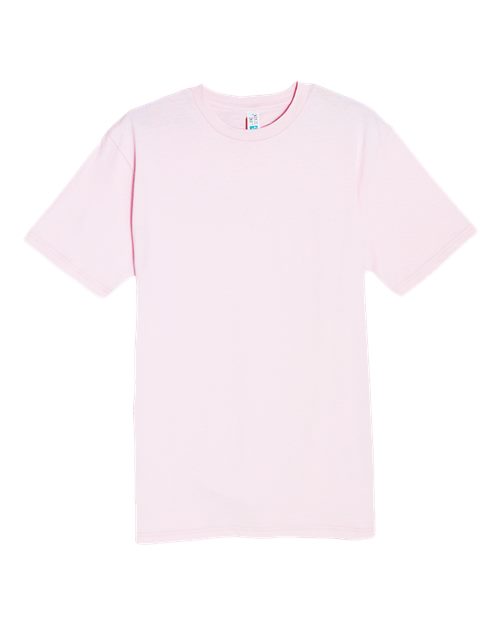 Unisex Heavyweight T-Shirt - Bubblegum Pink Front