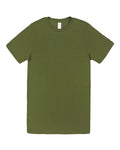 Lane Seven Unisex Deluxe Tee - Army Green Front