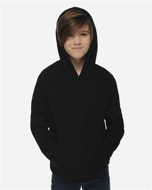 Lane Seven Youth Premium Hoodie Sweatshirt - Model Front