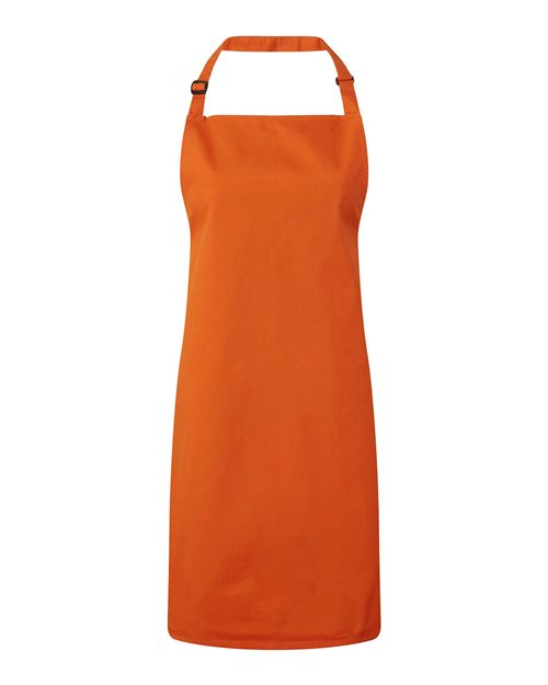Artisan Collection by Reprime Recycled Bib Apron - Orange Front