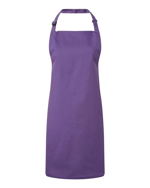 Artisan Collection by Reprime Recycled Bib Apron - Purple Front