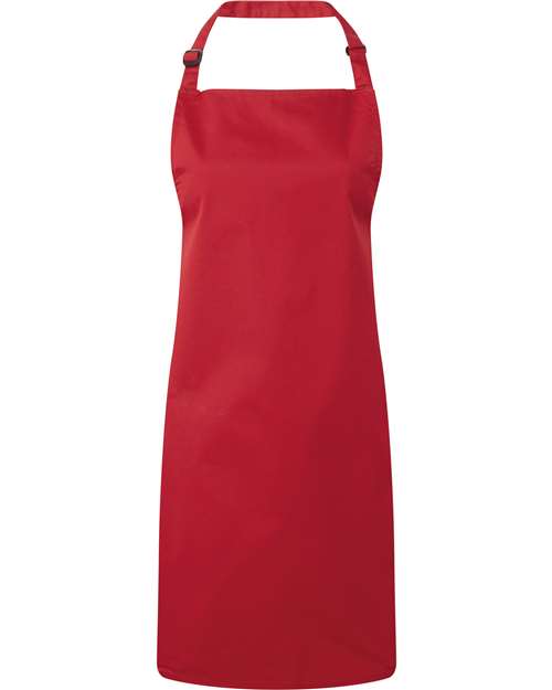 Artisan Collection by Reprime Recycled Bib Apron - Red Front