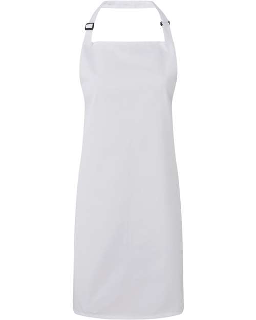 Artisan Collection by Reprime Recycled Bib Apron - White Front