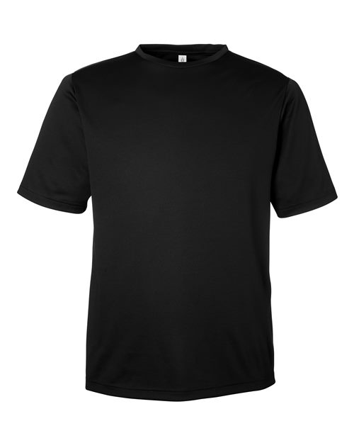 Team 365 Men's Zone Performance Mesh T-Shirt - Black Front