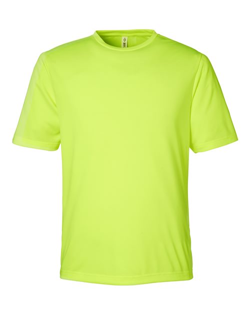 Team 365 Men's Zone Performance Mesh T-Shirt - Safety Yellow Front