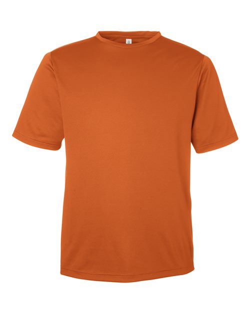Team 365 Men's Zone Performance Mesh T-Shirt - Sport Burnt Orange Front