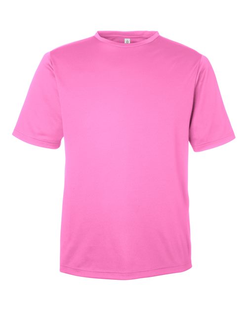 Team 365 Men's Zone Performance Mesh T-Shirt - Sport Charity Pink Front