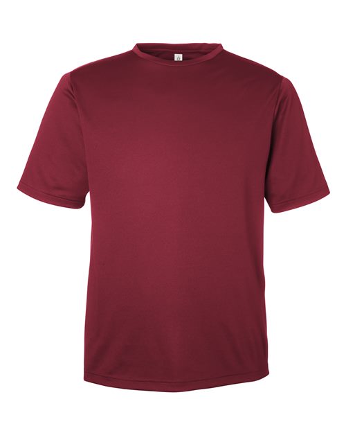 Team 365 Men's Zone Performance Mesh T-Shirt - Sport Maroon Front