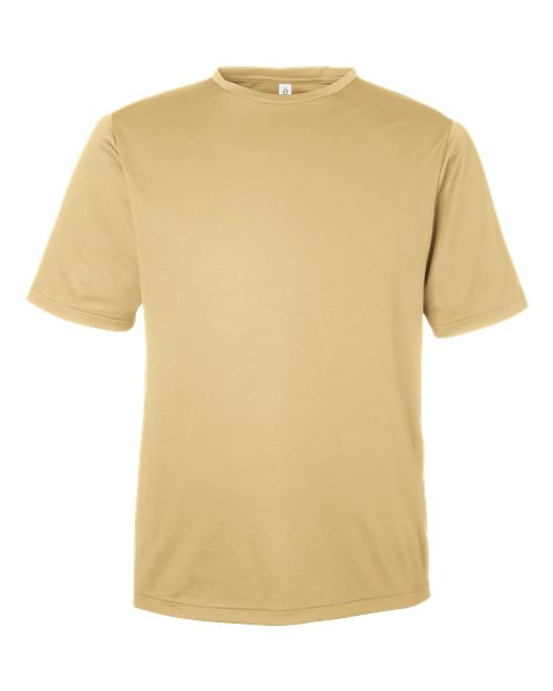 Team 365 Men's Zone Performance Mesh T-Shirt - Sport Vegas Gold Front