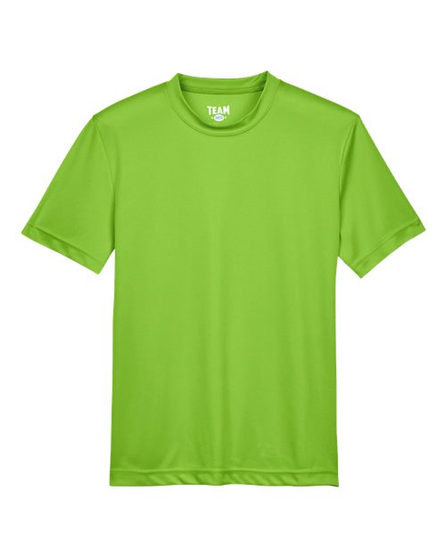 Team 365 Youth Zone Performance T-Shirt - Acid Green Front