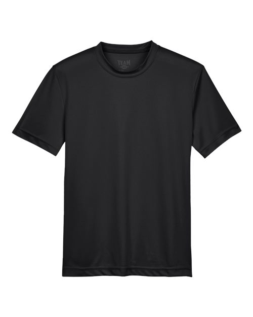 Team 365 Youth Zone Performance T-Shirt - Black Front