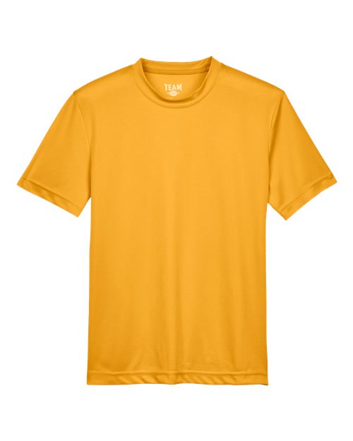 Team 365 Youth Zone Performance T-Shirt - Sport Athletic Gold Front