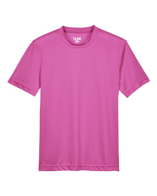 Team 365 Youth Zone Performance T-Shirt - Sport Charity Pink Front