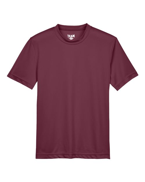 Team 365 Youth Zone Performance T-Shirt - Sport Dark Maroon Front