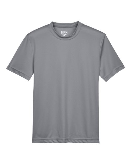Team 365 Youth Zone Performance T-Shirt - Sport Graphite Front