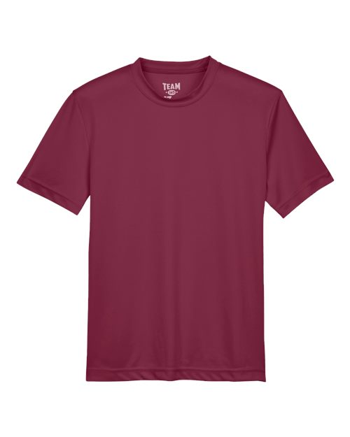 Team 365 Youth Zone Performance T-Shirt - Sport Maroon Front