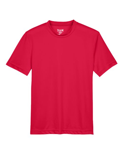 Team 365 Youth Zone Performance T-Shirt - Sport Red Front