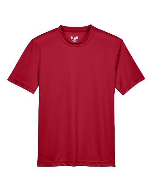 Team 365 Youth Zone Performance T-Shirt - Sport Scarlet Red Front