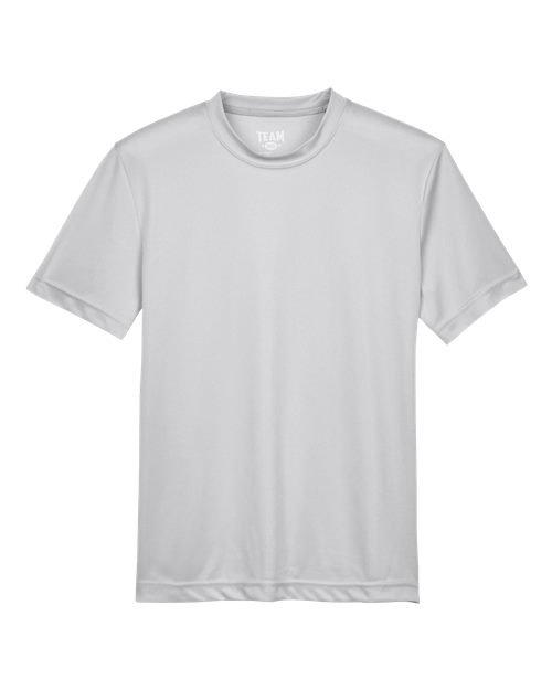 Team 365 Youth Zone Performance T-Shirt - Sport Silver Front