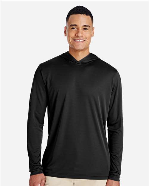 Team 365 Men's Zone Performance Hooded T-Shirt - Model Front