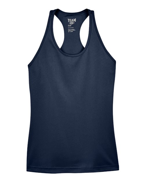 Team 365 Women's Zone Performance Racerback Tank - Sport Dark Navy Front