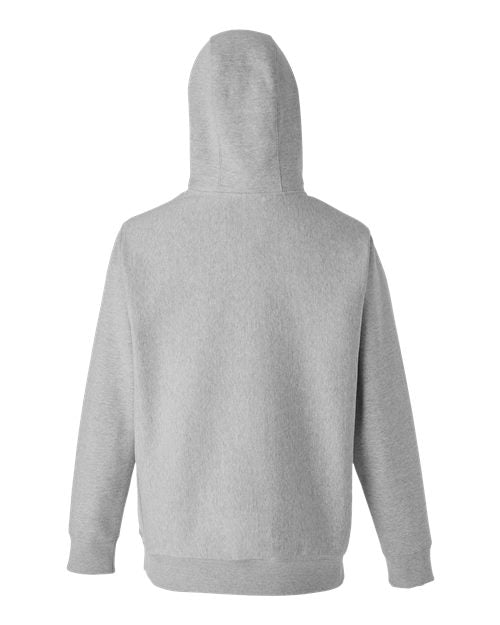 Team 365 Unisex Zone HydroSport™ Heavyweight Quarter-Zip Hooded Sweatshirt - Back