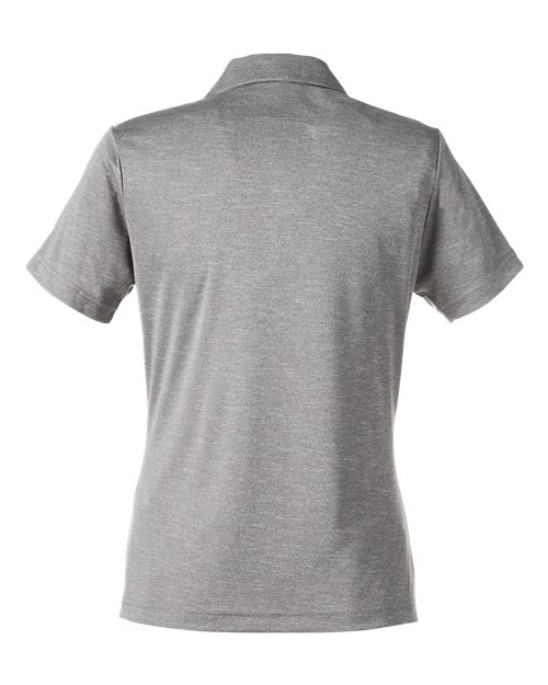 Team 365 Women's Zone Sonic Heather Performance Polo - Back