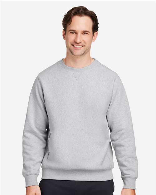 Team 365 Unisex Zone HydroSport™ Heavyweight Crewneck Sweatshirt - Model Front