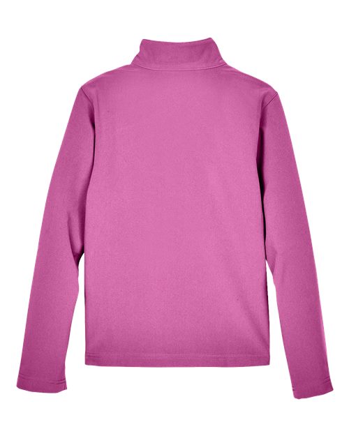 Team 365 Youth Leader Soft Shell Jacket - Back