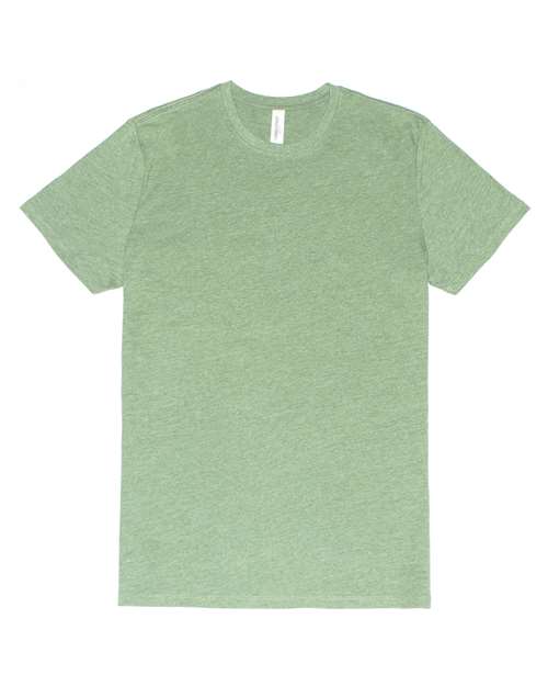 Threadfast Apparel Unisex Ultimate CVC T-Shirt - Army Heather Front