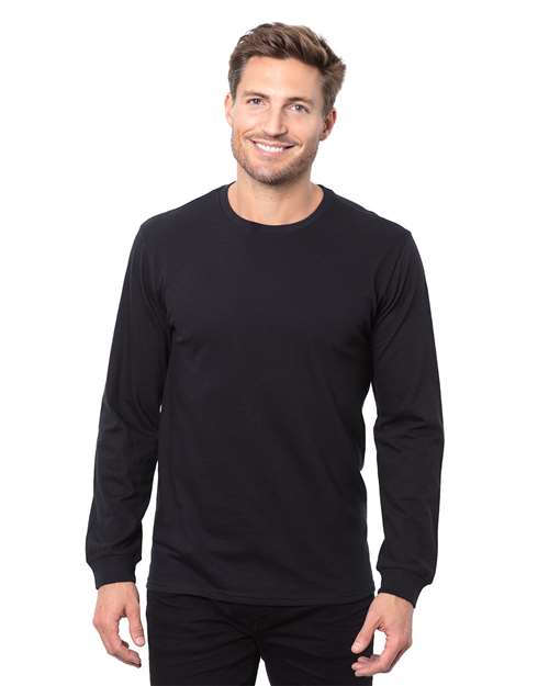 Threadfast Apparel Unisex Epic Long Sleeve T-Shirt - Model Front
