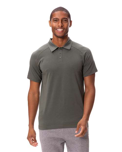 Threadfast Apparel Men's Impact Polo - Model Front