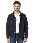 Threadfast Apparel Unisex Denim Jacket - Model Front