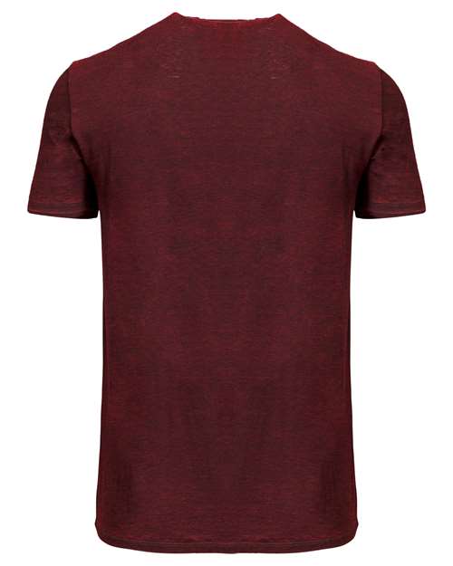 Threadfast Apparel Unisex Cross Dye T-Shirt - Back