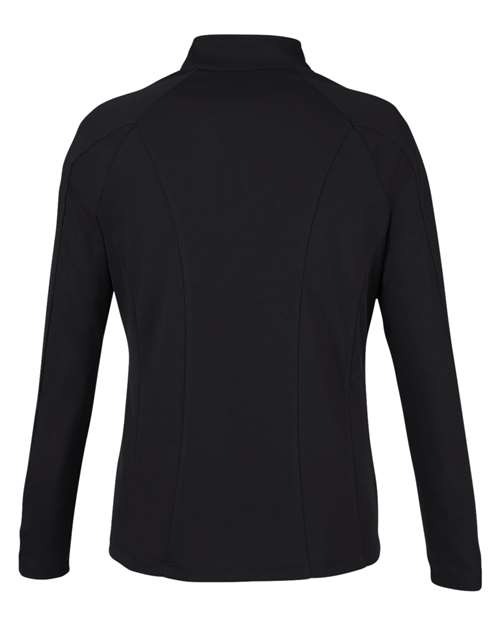 CORE365 Women's Origin Performance Pique Quarter-Zip Pullover - Back