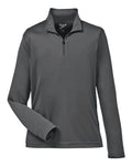 Team 365 Youth Zone Performance Quarter-Zip Pullover - Sport Graphite Front
