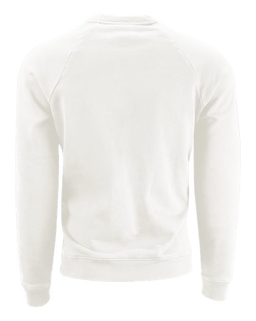 Unisex Motion Crewneck Sweatshirt - White Back