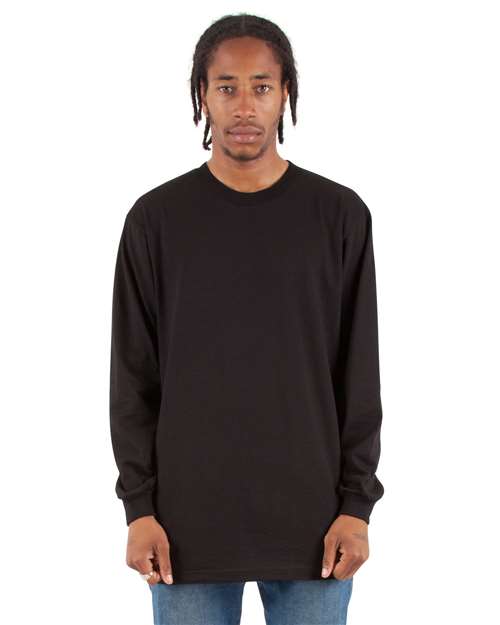 Shaka Wear Unisex Active Long Sleeve Tee - Model Front