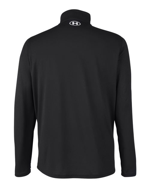 Men's Team Tech™ Quarter-Zip Pullover - Black/ White Back